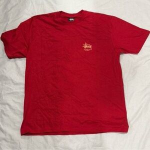 Stussy Bold Red Short Sleeve Tee